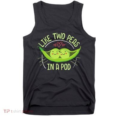 Cute Pea Pod Like Two Peas In A Pod Idiom Tank Top