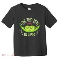 Cute Pea Pod Like Two Peas In A Pod Idiom Toddler T-Shirt thumb 0