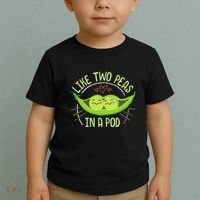 Cute Pea Pod Like Two Peas In A Pod Idiom Toddler T-Shirt thumb 2