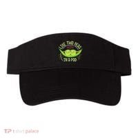 Cute Pea Pod Like Two Peas In A Pod Idiom Visor thumb 0