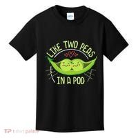 Cute Pea Pod Like Two Peas In A Pod Idiom Kids T-Shirt thumb 0