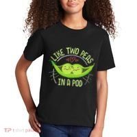 Cute Pea Pod Like Two Peas In A Pod Idiom Kids T-Shirt thumb 2