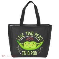 Cute Pea Pod Like Two Peas In A Pod Idiom Tote Bag thumb 0