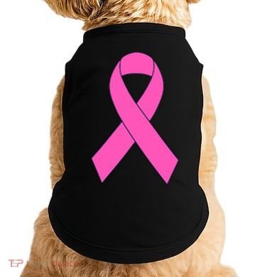 Cute Pink Ribbon Breast Cancer Awareness Doggie Tank