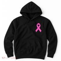 Cute Pink Ribbon Breast Cancer Awareness Hoodie thumb 0