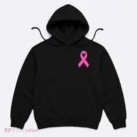 Cute Pink Ribbon Breast Cancer Awareness Hoodie thumb 0