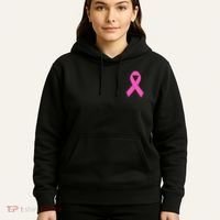 Cute Pink Ribbon Breast Cancer Awareness Hoodie thumb 5