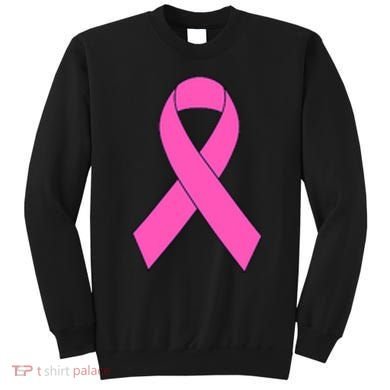 Cute Pink Ribbon Breast Cancer Awareness Sweatshirt