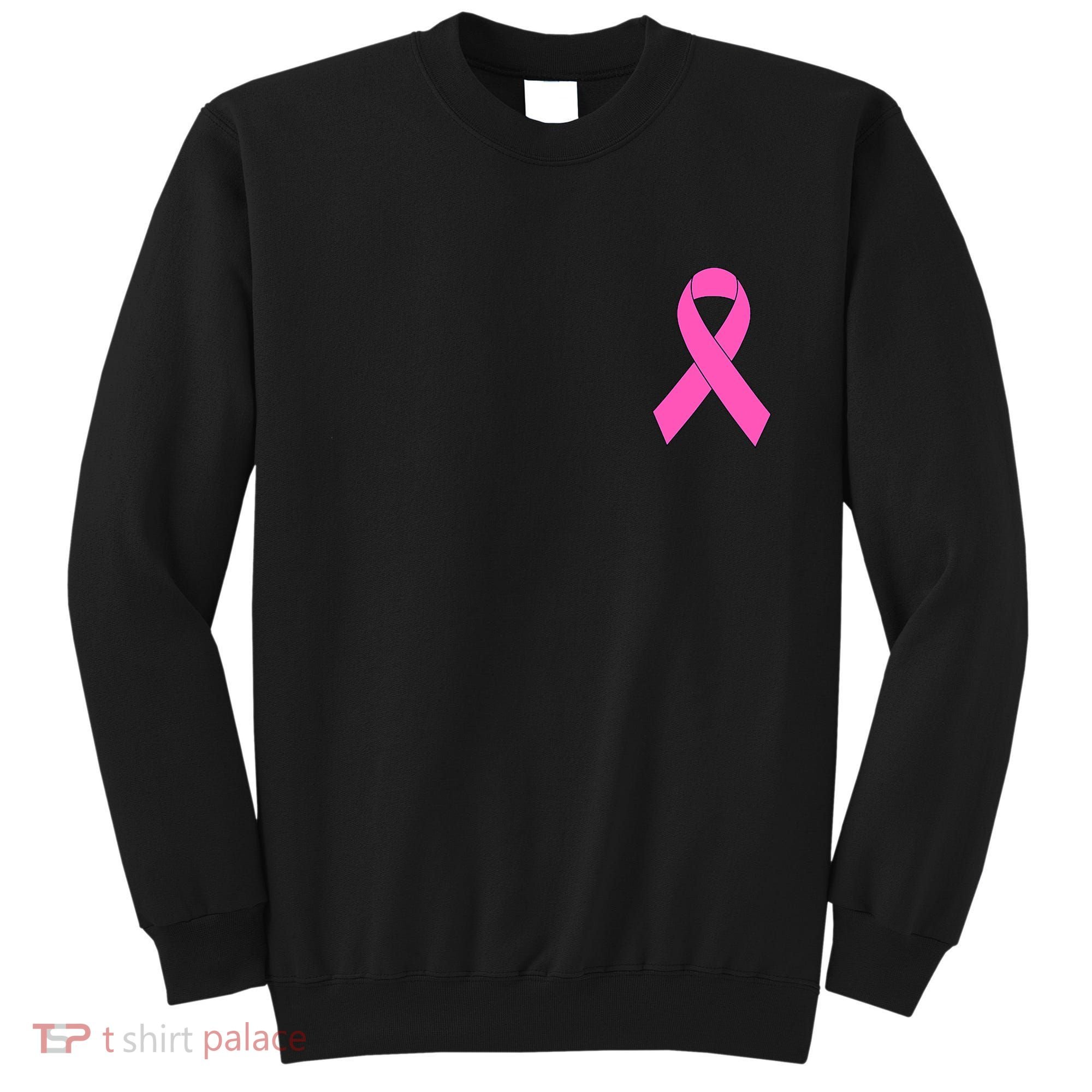 Cute Pink Ribbon Breast Cancer Awareness Sweatshirt