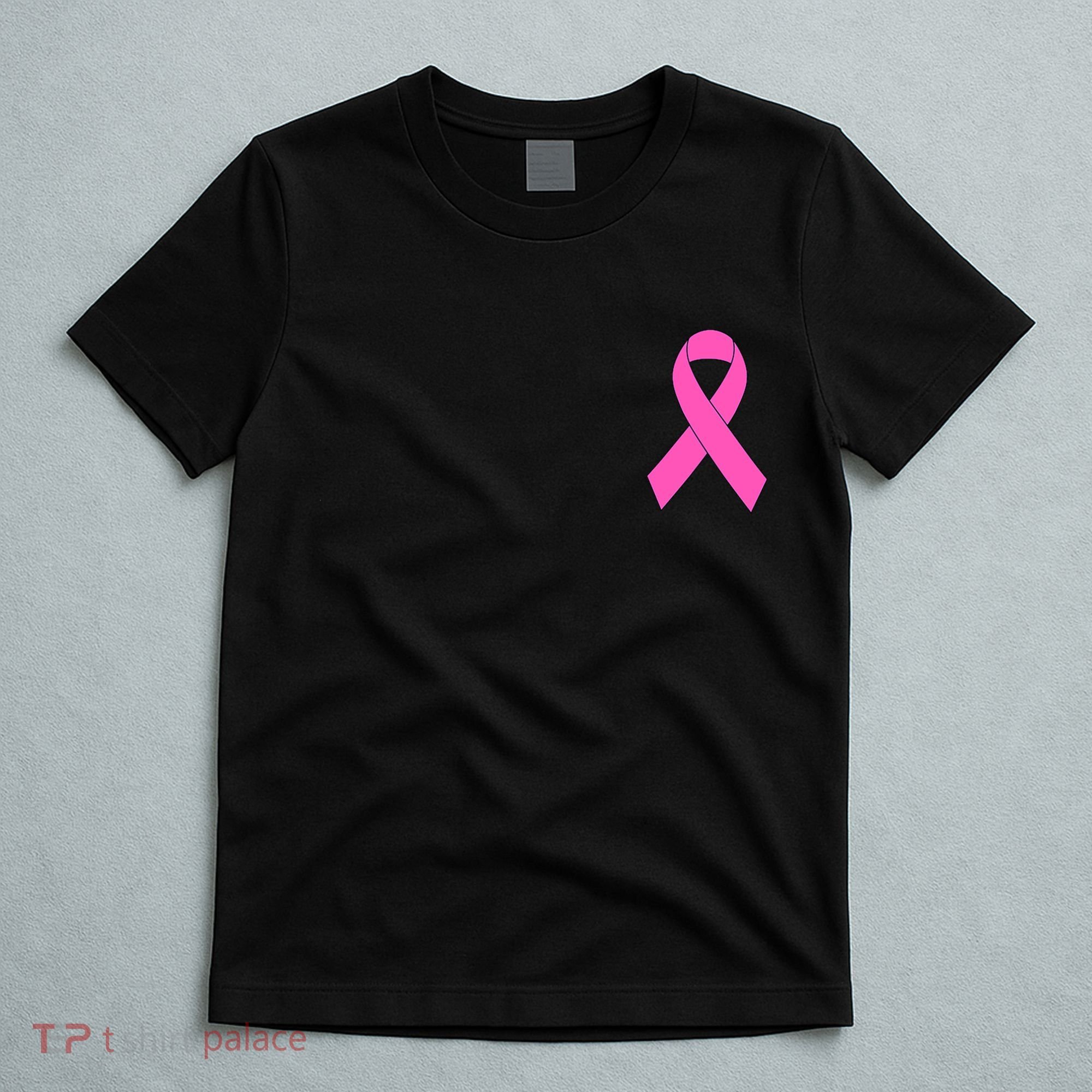 Cute Pink Ribbon Breast Cancer Awareness T-Shirt