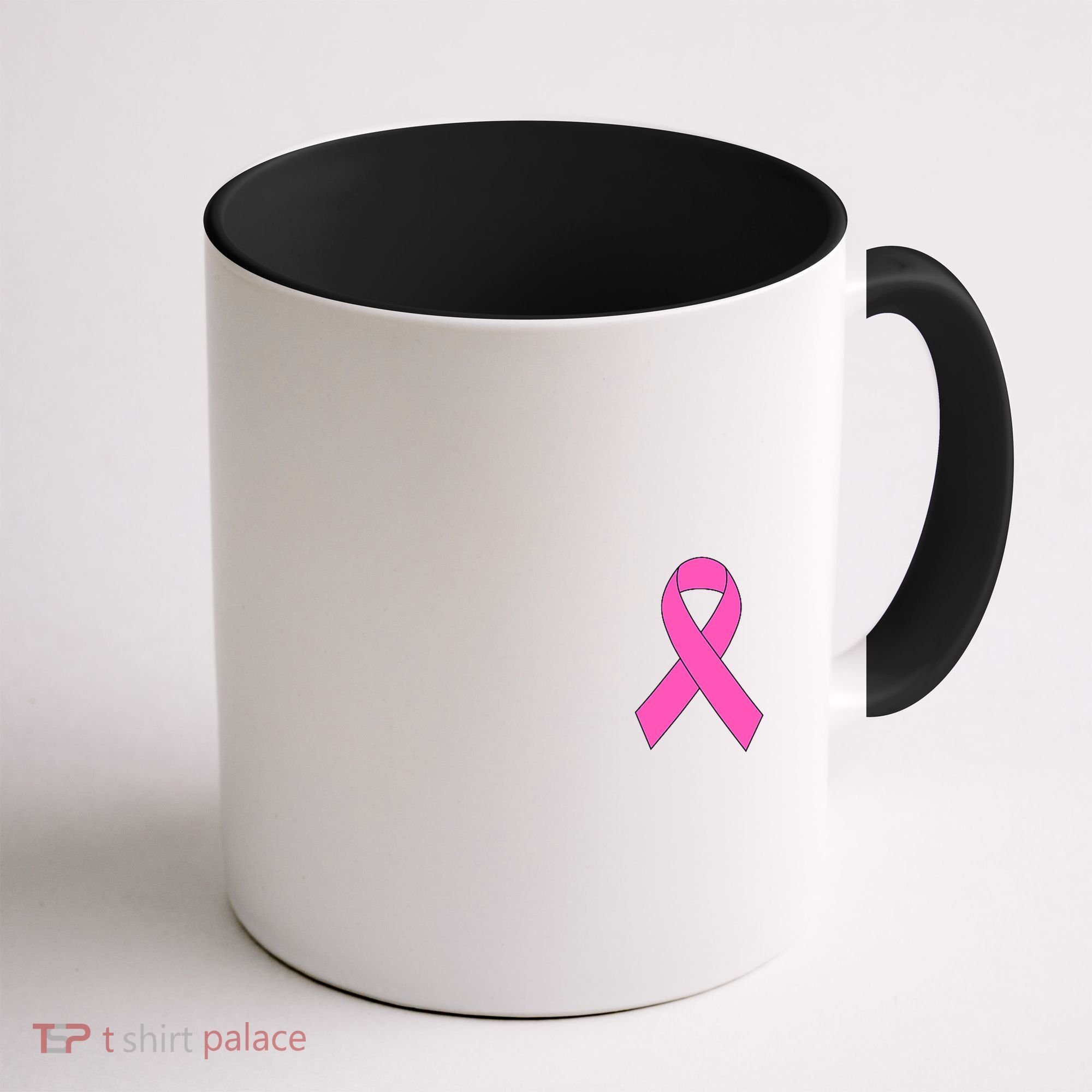 Cute Pink Ribbon Breast Cancer Awareness Coffee Mug