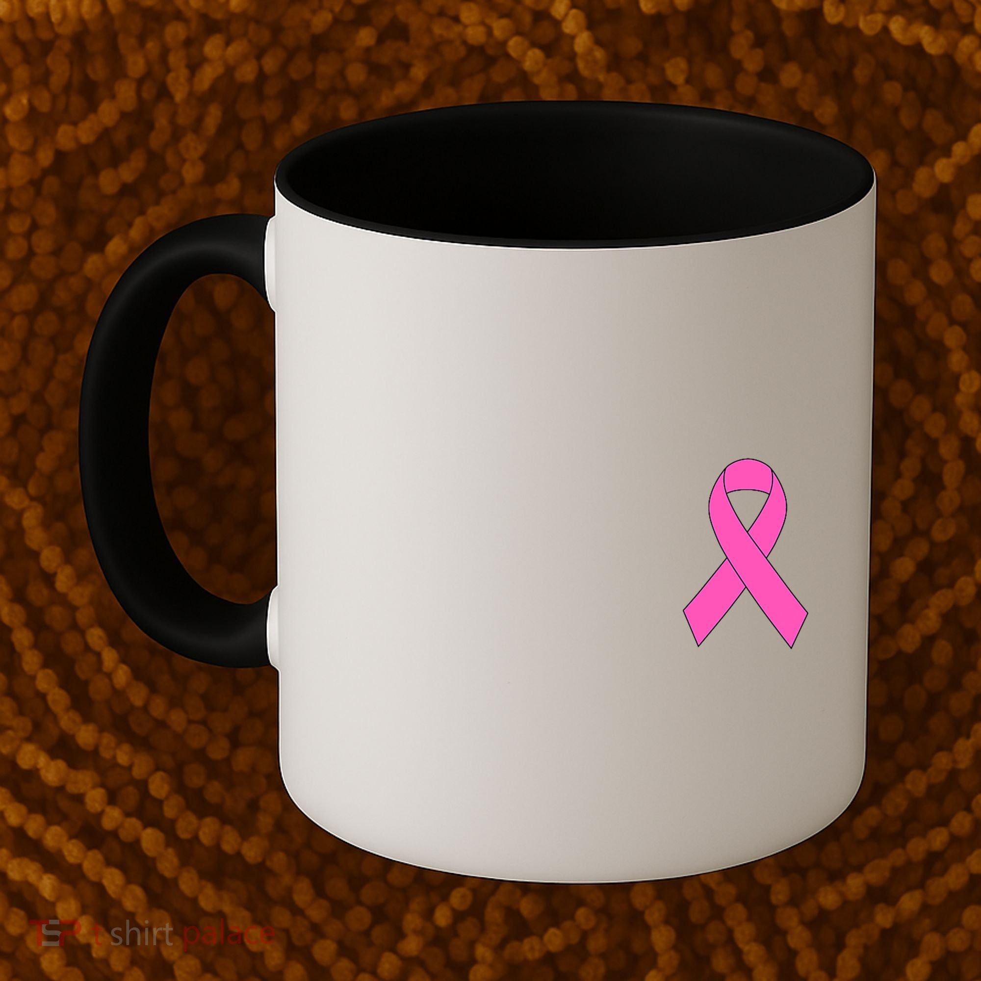 Cute Pink Ribbon Breast Cancer Awareness Coffee Mug