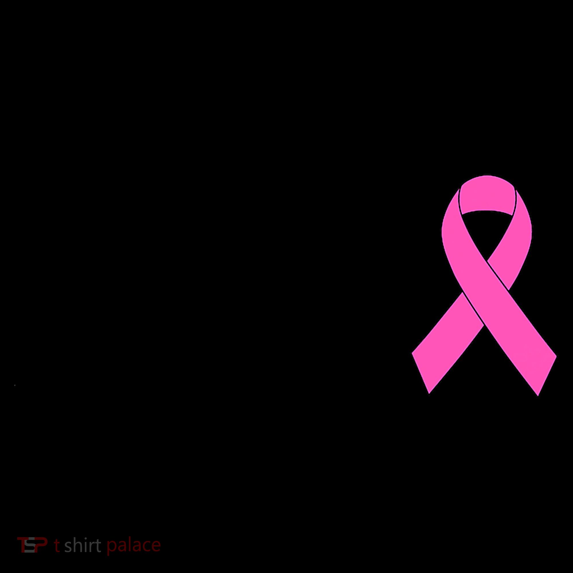 Cute Pink Ribbon Breast Cancer Awareness Polo