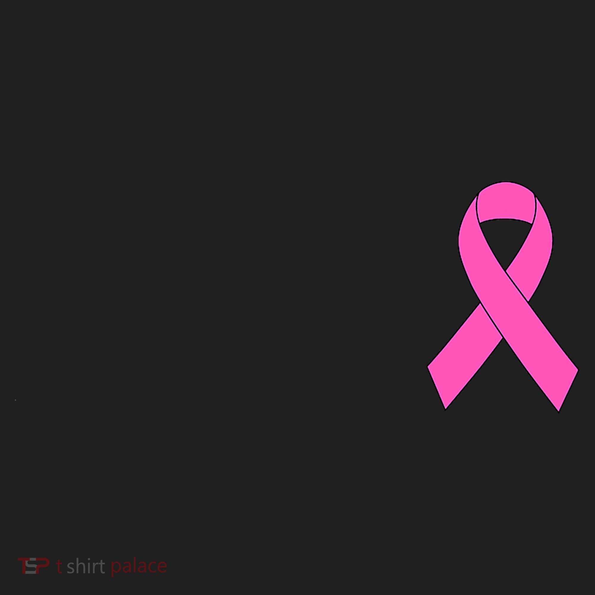 Cute Pink Ribbon Breast Cancer Awareness Tumbler