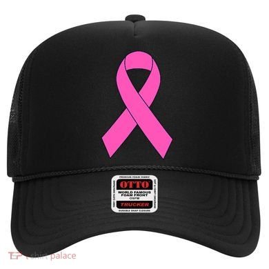 Cute Pink Ribbon Breast Cancer Awareness Hat