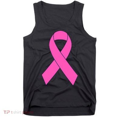 Cute Pink Ribbon Breast Cancer Awareness Tank Top