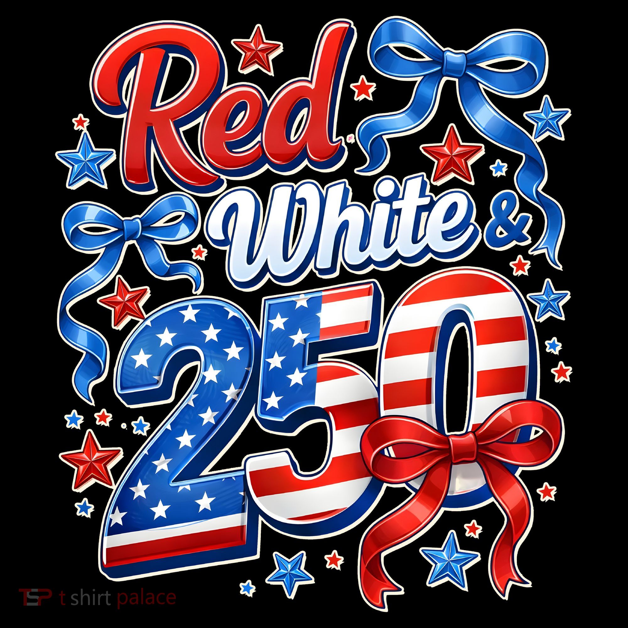 Cute Patriotic Red White And 250 Celebrate America's 250th Birthday Coffee Mug