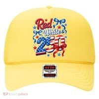 Cute Patriotic Red White And 250 Celebrate America's 250th Birthday Hat thumb 0
