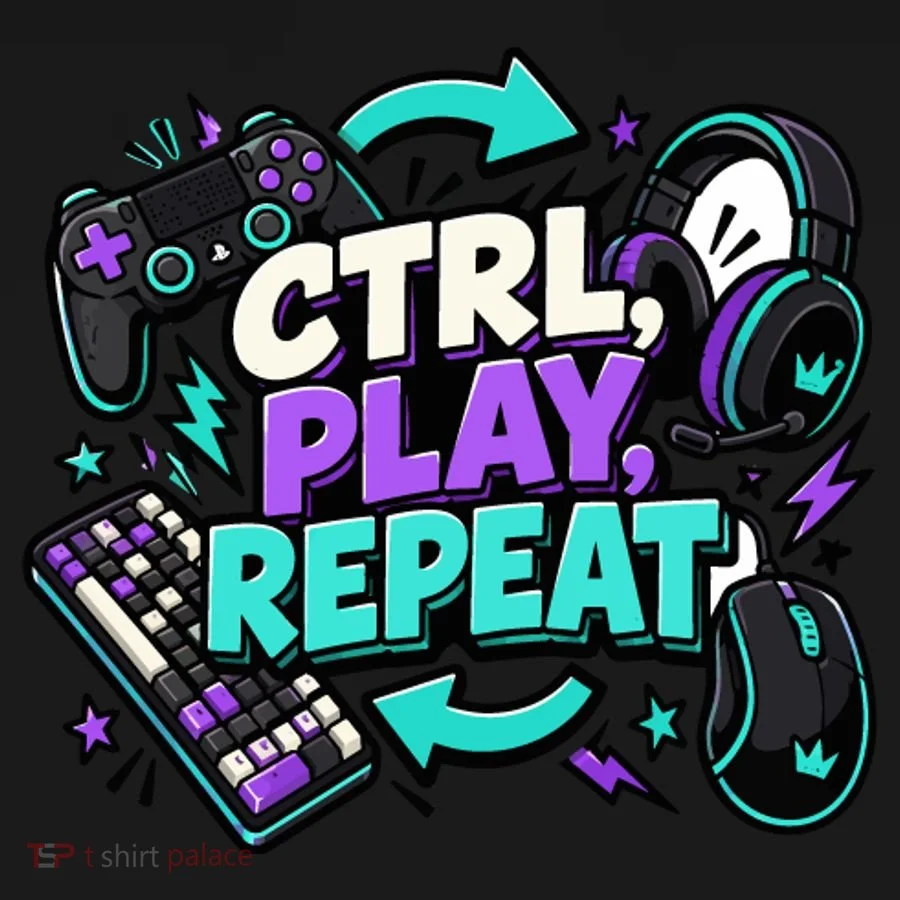 Ctrl Play Repeat Women's T-Shirt