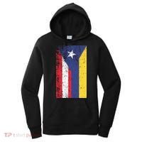 Colombia Puerto Rico Flag Pride Women's Hoodie thumb 0