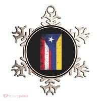 Colombia Puerto Rico Flag Pride Ornament thumb 0
