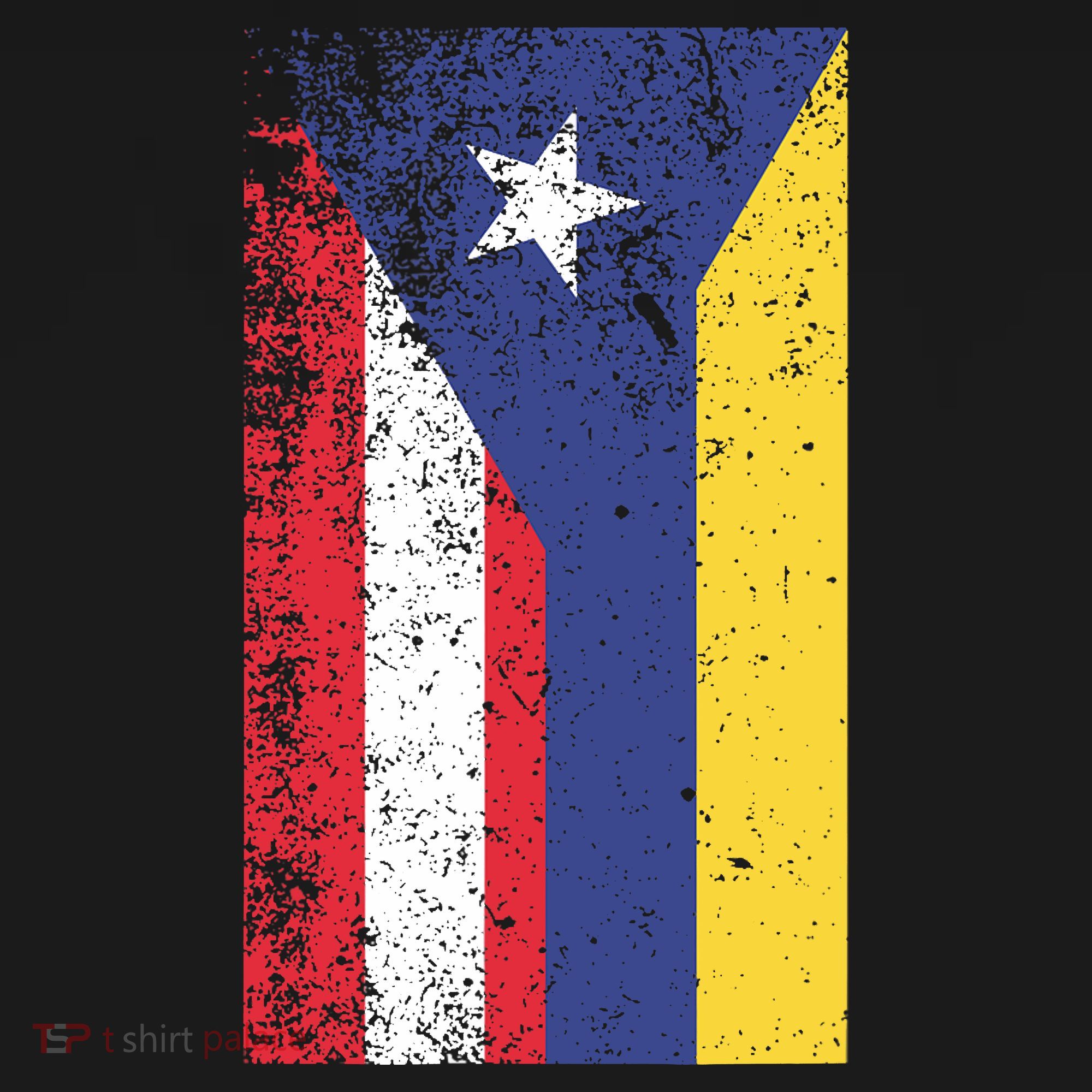 Colombia Puerto Rico Flag Pride Ornament