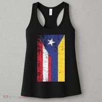 Colombia Puerto Rico Flag Pride Women's Tank Top thumb 3