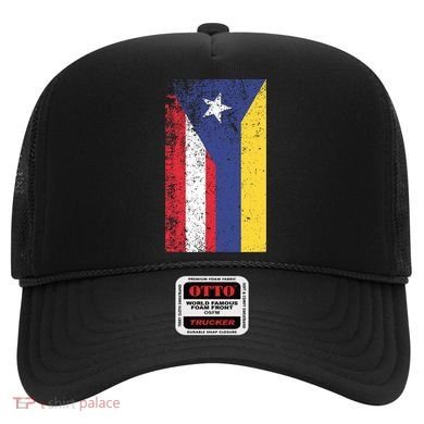 Colombia Puerto Rico Flag Pride Hat