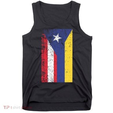 Colombia Puerto Rico Flag Pride Tank Top
