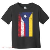 Colombia Puerto Rico Flag Pride Toddler T-Shirt thumb 0