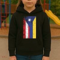 Colombia Puerto Rico Flag Pride Kids Hoodie thumb 3