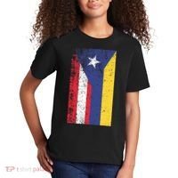 Colombia Puerto Rico Flag Pride Kids T-Shirt thumb 2