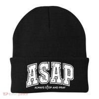 Christian Prayer Religious ASAP Always Stop And Pray Beanie thumb 0