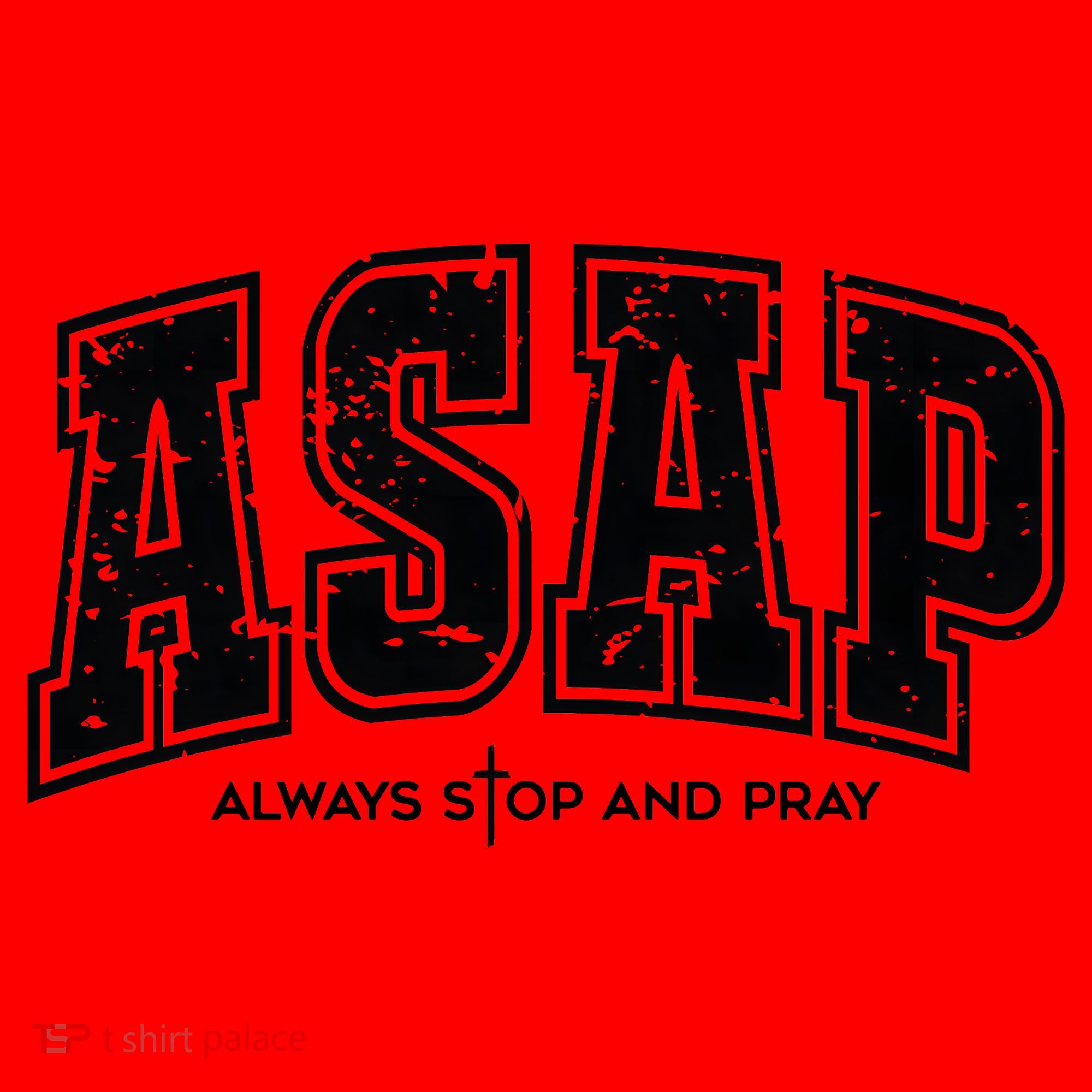 Christian Prayer Religious ASAP Always Stop And Pray Santa Hat