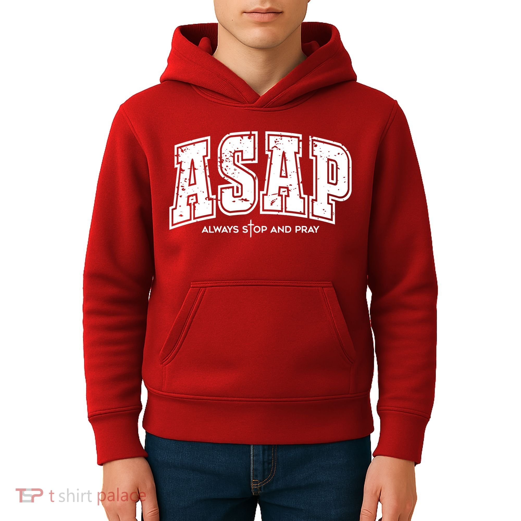 Christian Prayer Religious ASAP Always Stop And Pray Kids Hoodie