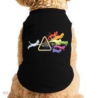 Cat Prism Rainbow Light Funny Physics Science Spectral Cat Doggie Tank thumb 0