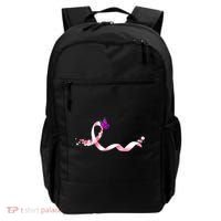 Cute Pink Ribbon Butterfly Breast Cancer Awareness Backpack thumb 0
