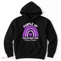 Cute Purple Rainbow Wear Purple Hoodie thumb 0