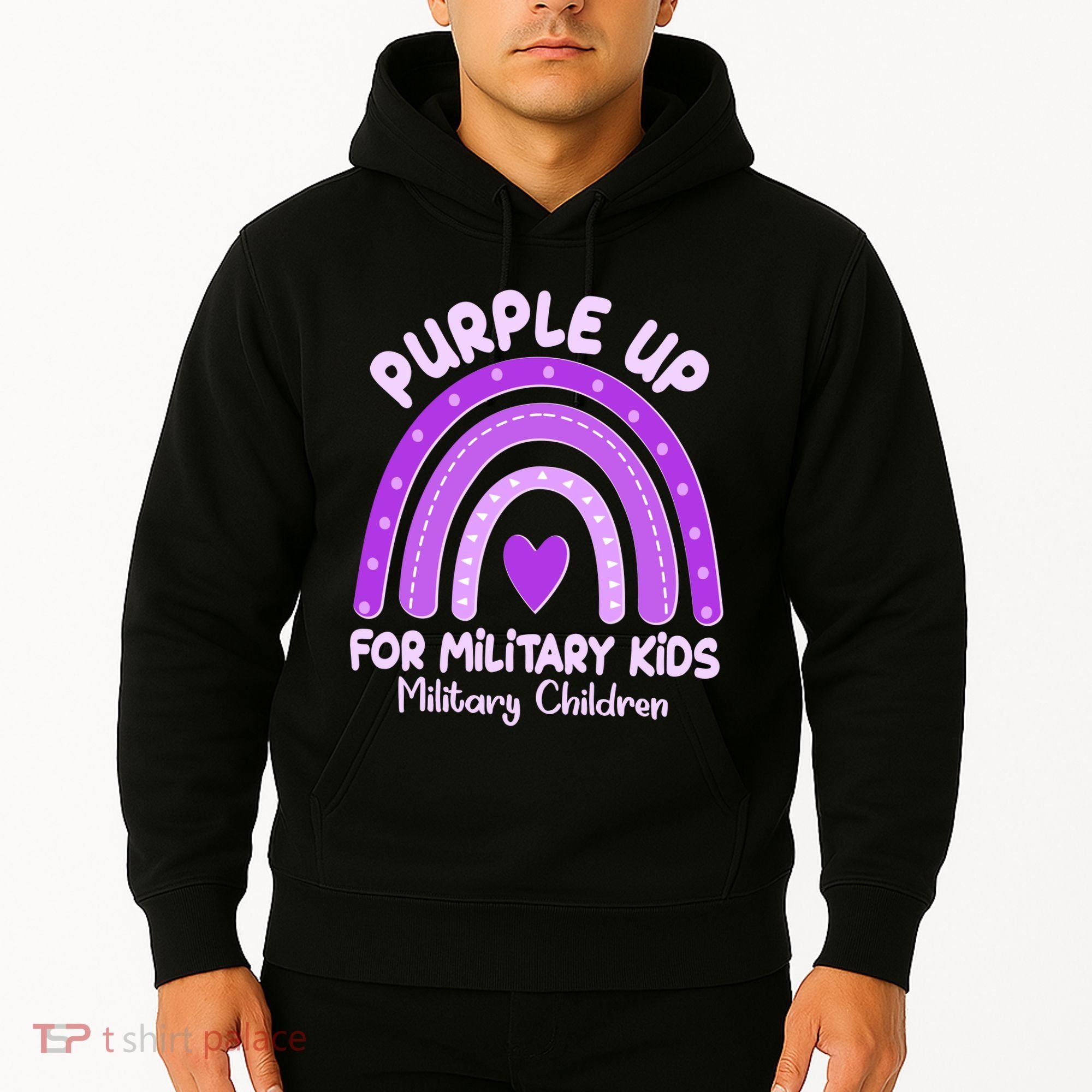 Cute Purple Rainbow Wear Purple Hoodie