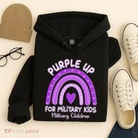 Cute Purple Rainbow Wear Purple Hoodie thumb 4