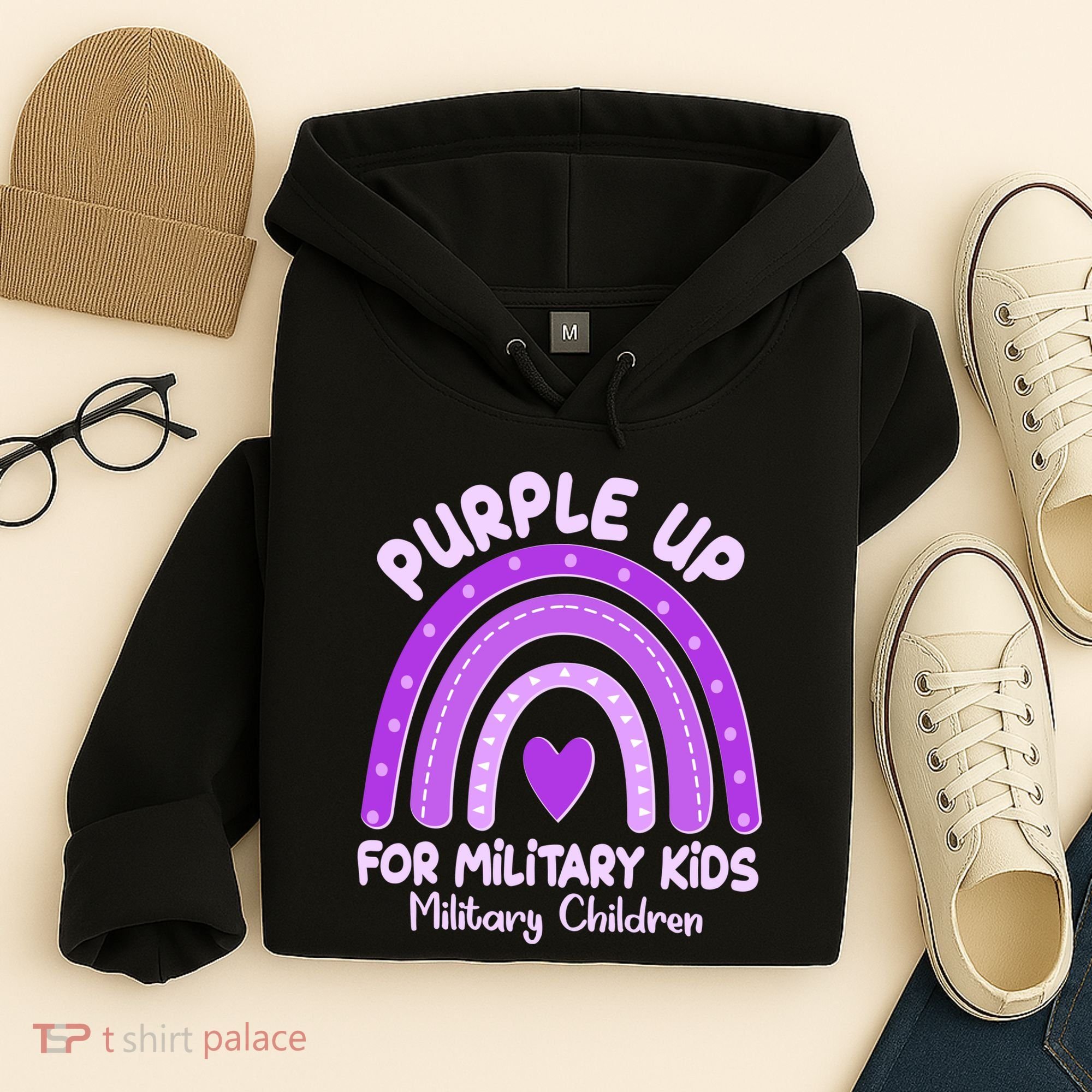 Cute Purple Rainbow Wear Purple Hoodie