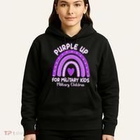 Cute Purple Rainbow Wear Purple Hoodie thumb 5