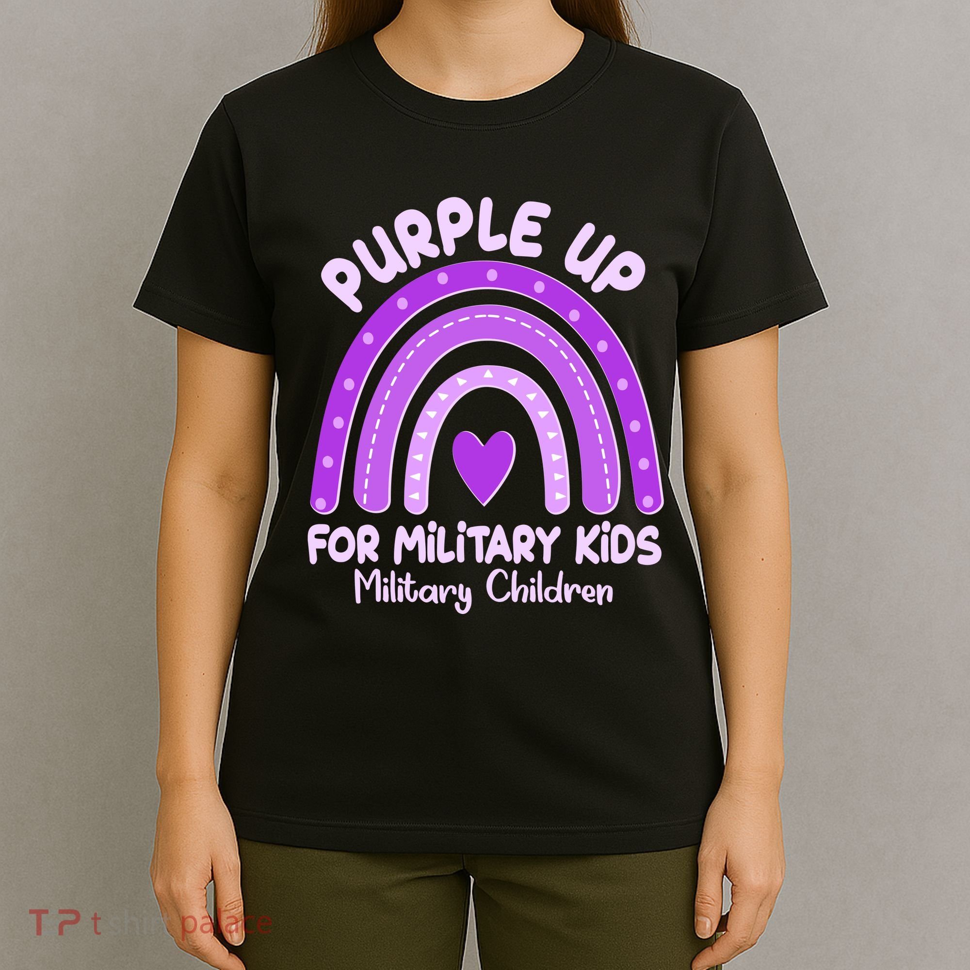Cute Purple Rainbow Wear Purple T-Shirt