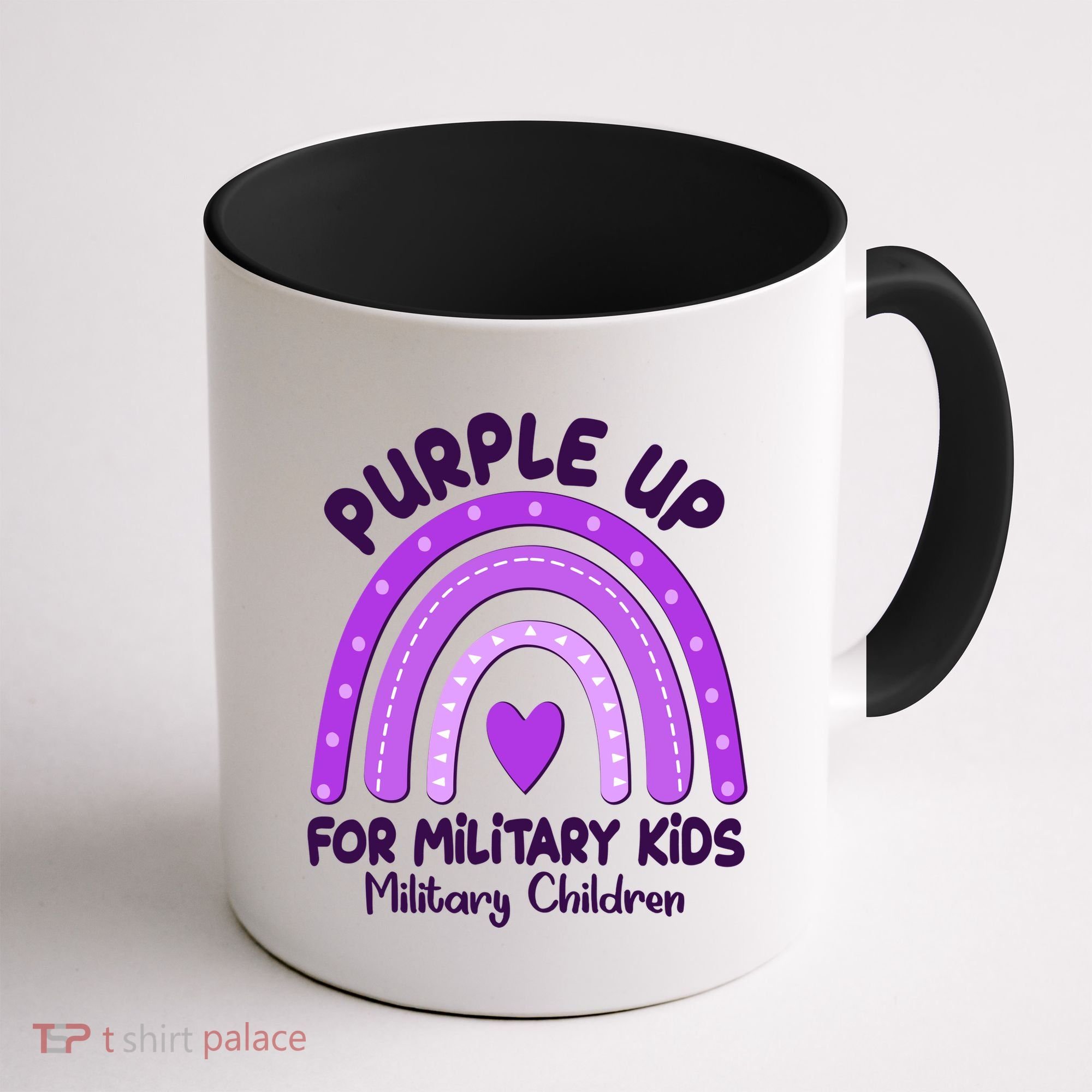 Cute Purple Rainbow Wear Purple Coffee Mug