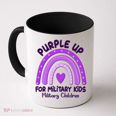 Cute Purple Rainbow Wear Purple Coffee Mug