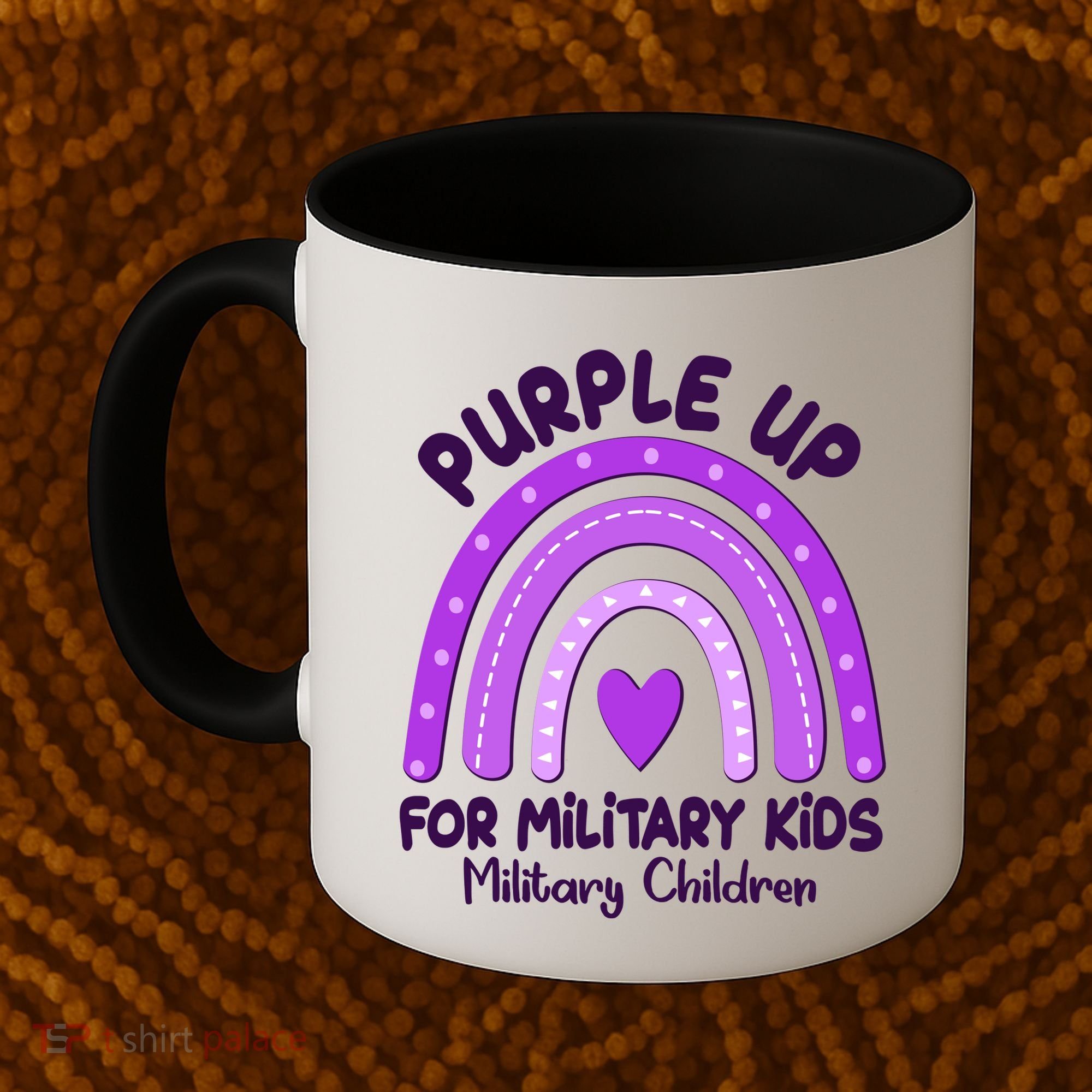 Cute Purple Rainbow Wear Purple Coffee Mug
