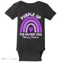 Cute Purple Rainbow Wear Purple Baby Bodysuit thumb 0