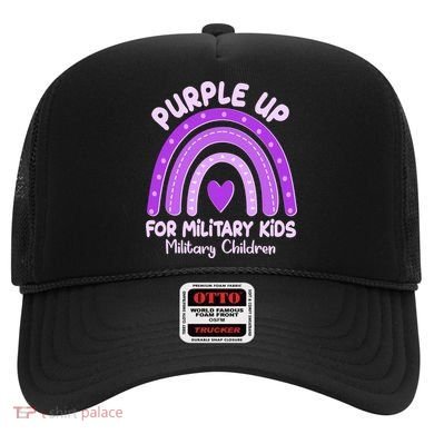 Cute Purple Rainbow Wear Purple Hat
