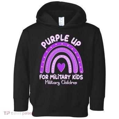 Cute Purple Rainbow Wear Purple Toddler Hoodie