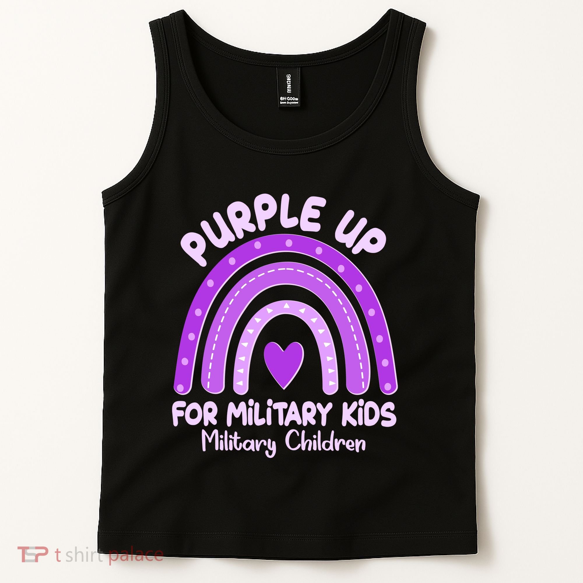 Cute Purple Rainbow Wear Purple Tank Top